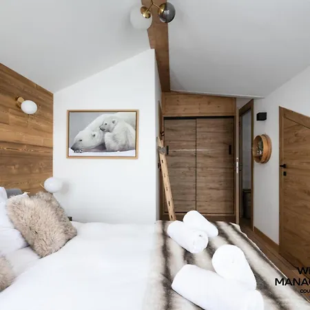 L'ourse Bleue - Penthouse Intimiste Avec Sauna Au Coeur De Moriond Mae-5814 Appartement *
