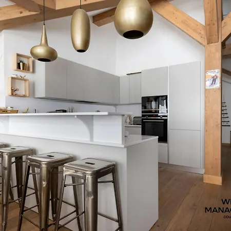 Résidence L'ourse Bleue - Penthouse Intimiste Avec Sauna Au Cœur De Moriond Mae-5814 Apartamento